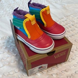 Vans baby toddler shoes boots rainbow 🌈